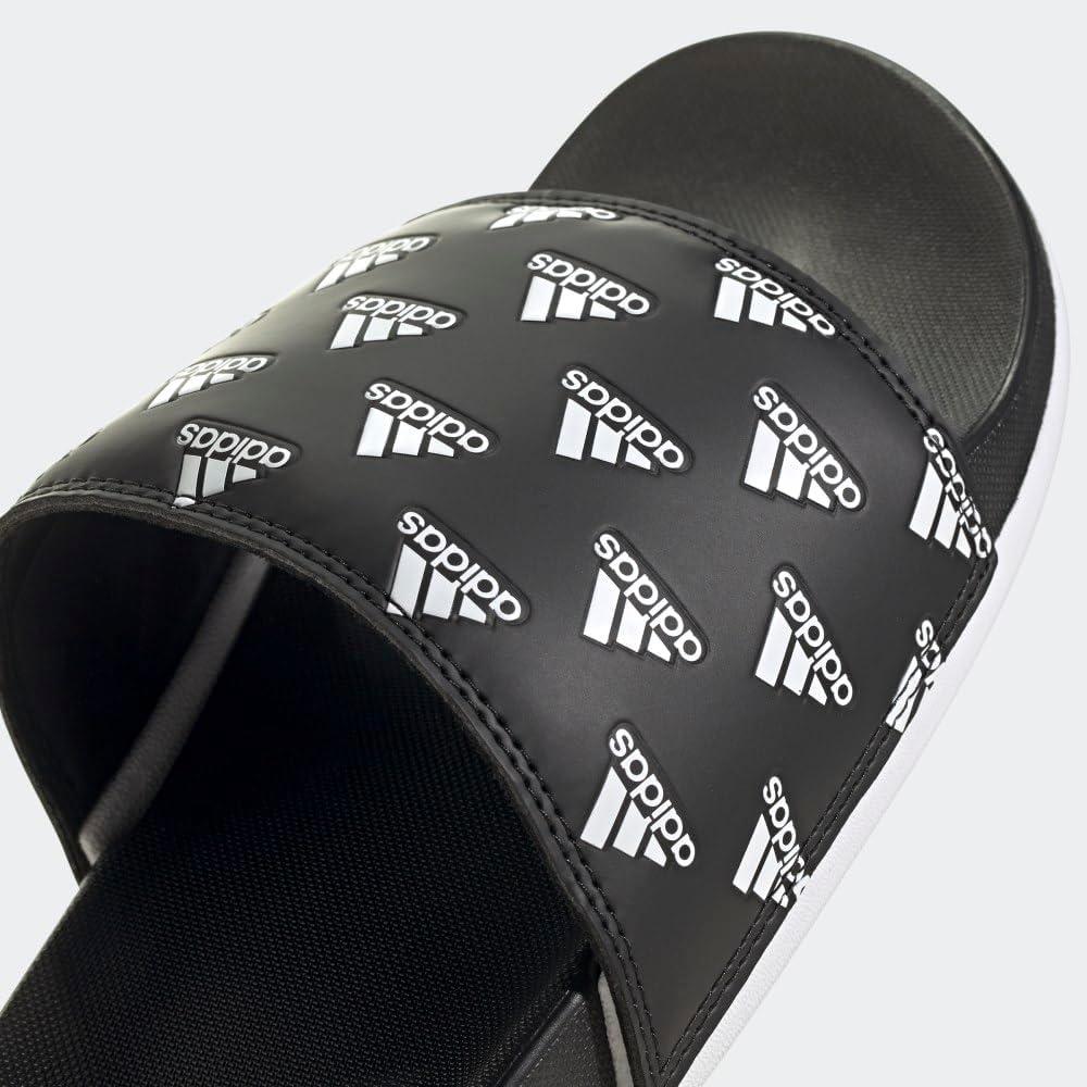 image:imageadidas Unisex Adult Adilette Comfort Slide SandalCore BlackWhiteWhite