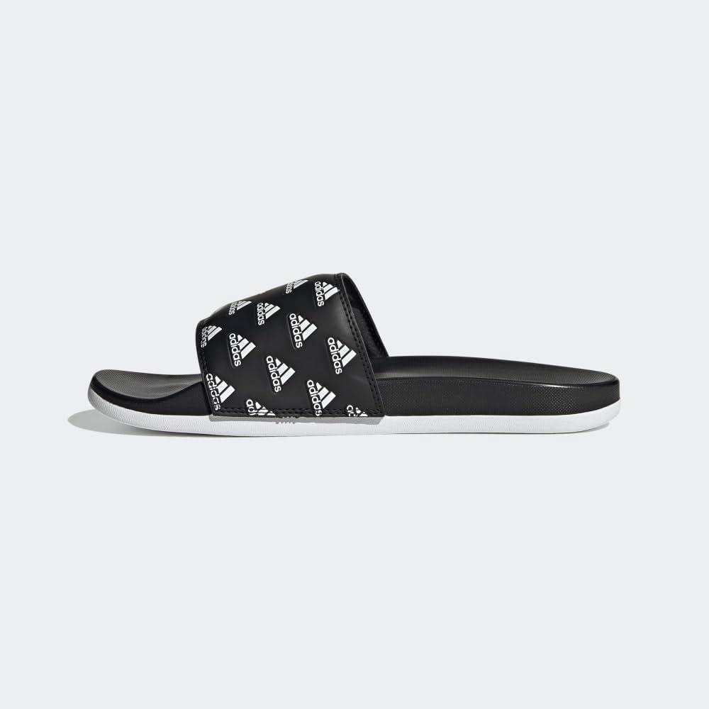 image:imageadidas Unisex Adult Adilette Comfort Slide SandalCore BlackWhiteWhite