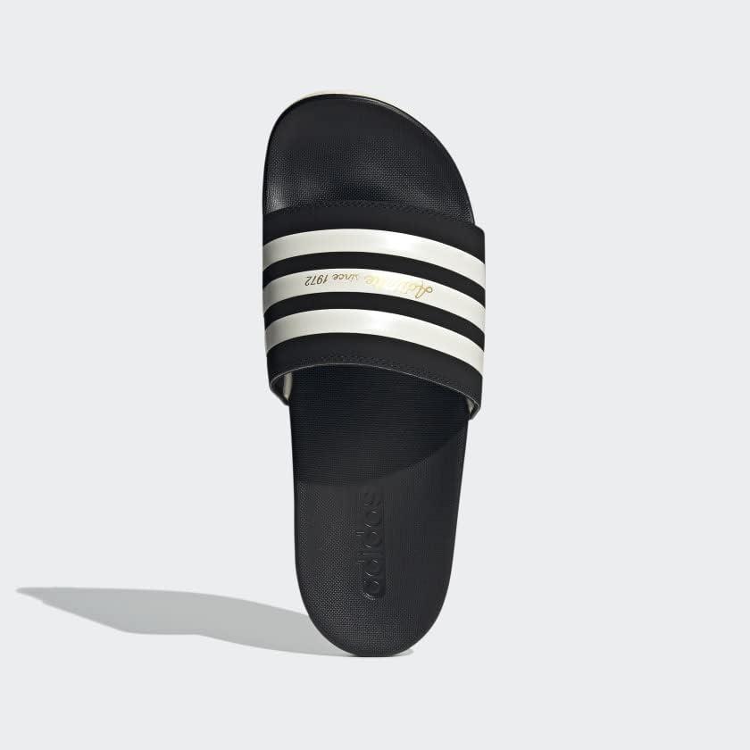 image:imageadidas Unisex Adult Adilette Comfort Slide SandalCore BlackWonder WhiteGold Metallic
