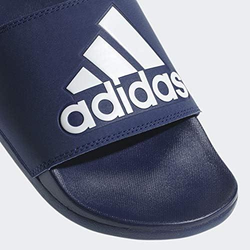 image:imageadidas Unisex Adult Adilette Comfort Slide SandalDark BlueWhiteDark Blue