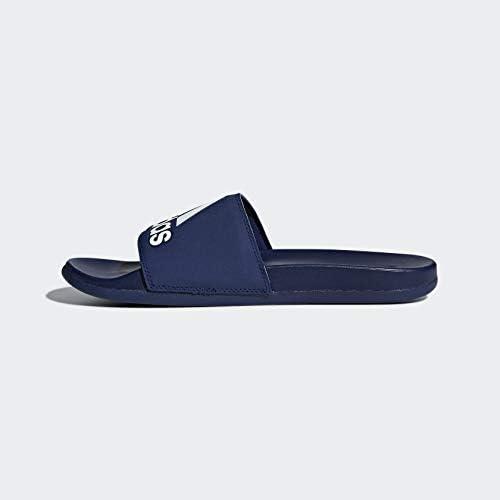 image:imageadidas Unisex Adult Adilette Comfort Slide SandalDark BlueWhiteDark Blue