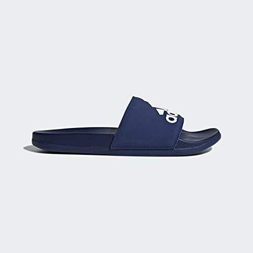 image:imageadidas Unisex Adult Adilette Comfort Slide SandalDark BlueWhiteDark Blue
