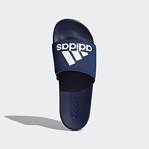 image:imageadidas Unisex Adult Adilette Comfort Slide SandalDark BlueWhiteDark Blue