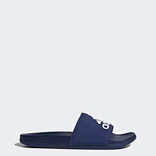 image:imageadidas Unisex Adult Adilette Comfort Slide SandalDark BlueWhiteDark Blue