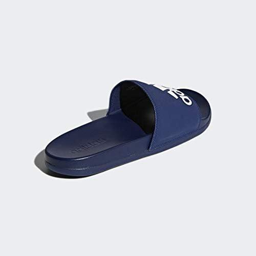 image:imageadidas Unisex Adult Adilette Comfort Slide SandalDark BlueWhiteDark Blue