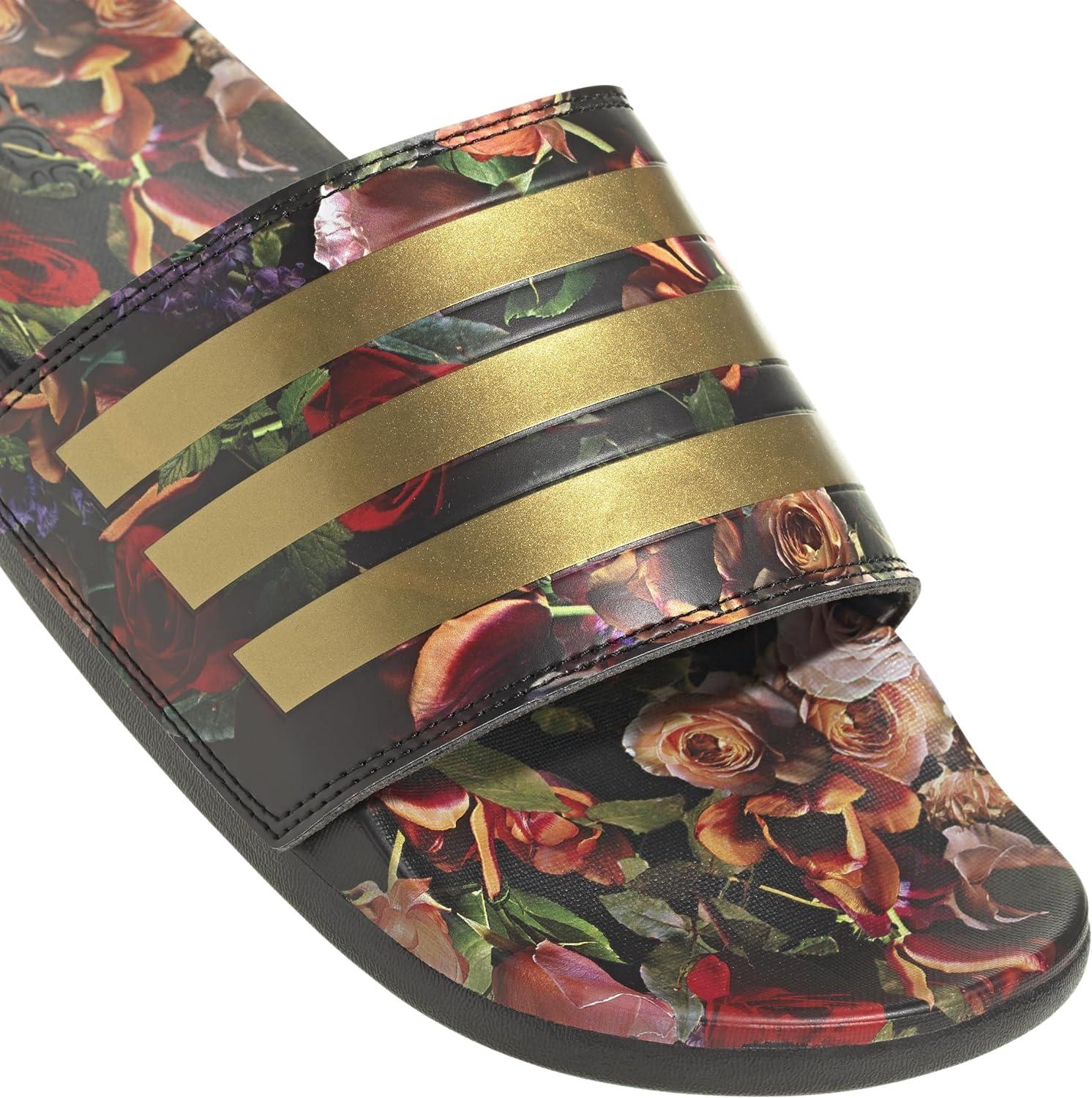 image:imageadidas Unisex Adult Adilette Comfort Slide SandalGold MetallicBlackBlack