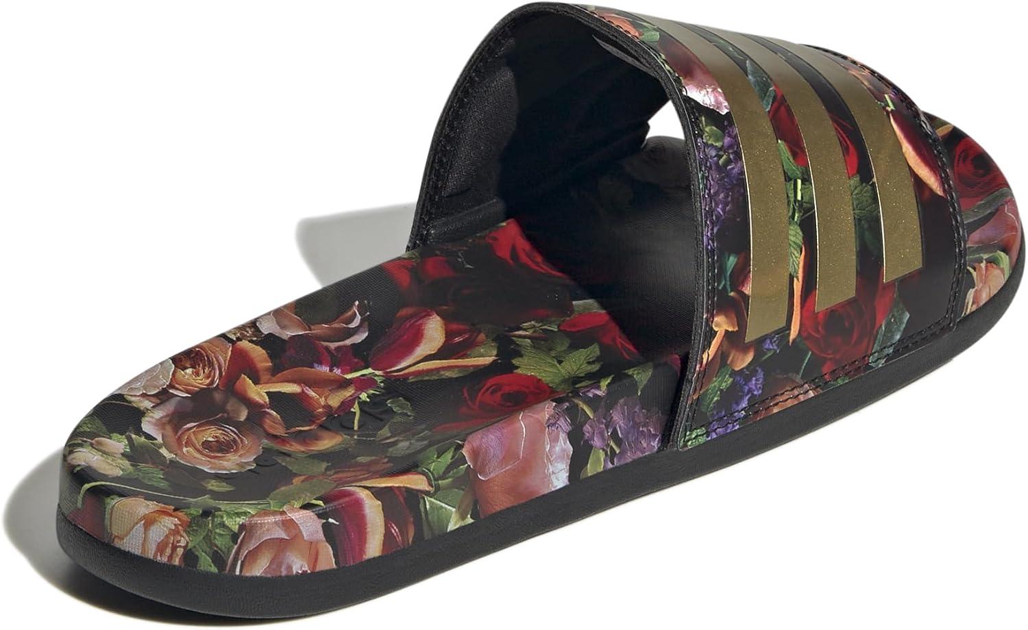 image:imageadidas Unisex Adult Adilette Comfort Slide SandalGold MetallicBlackBlack