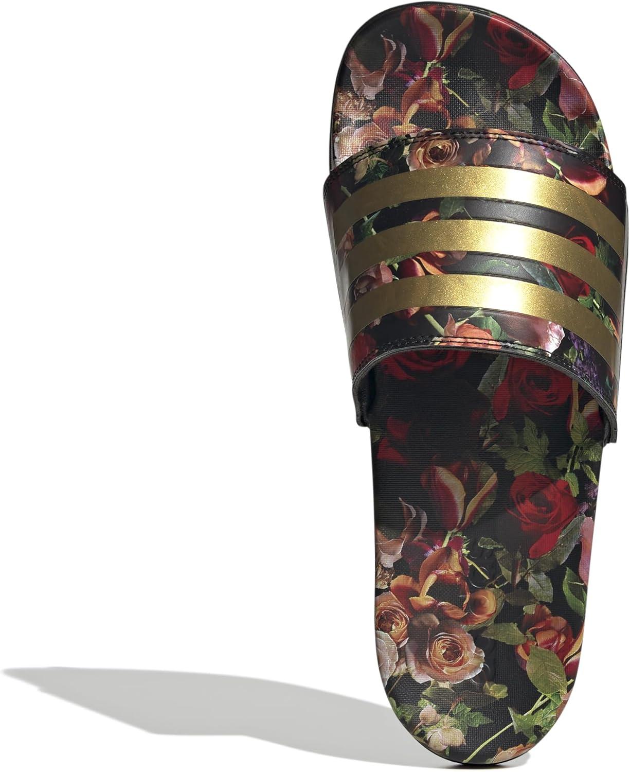 image:imageadidas Unisex Adult Adilette Comfort Slide SandalGold MetallicBlackBlack