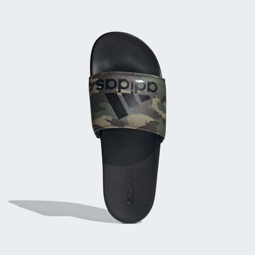 image:imageadidas Unisex Adult Adilette Comfort Slide SandalGreen CamoCore BlackCarbon