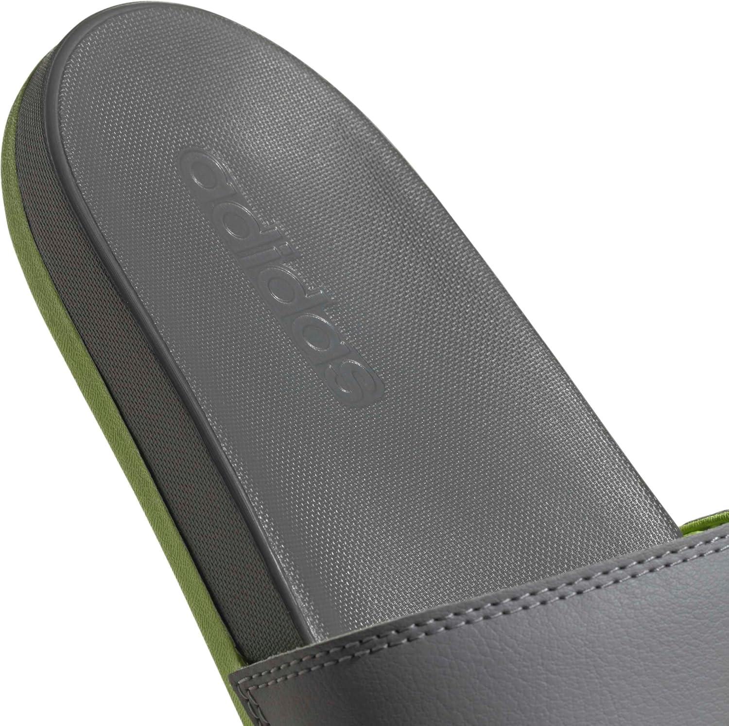 image:imageadidas Unisex Adult Adilette Comfort Slide SandalGreySemi Solar SlimeSemi Solar Slime