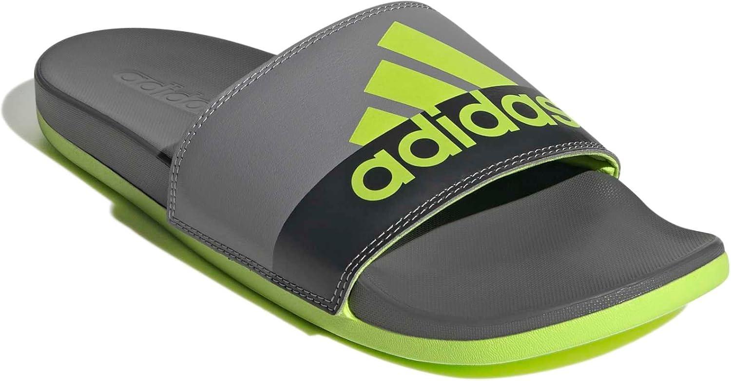 image:imageadidas Unisex Adult Adilette Comfort Slide SandalGreySemi Solar SlimeSemi Solar Slime