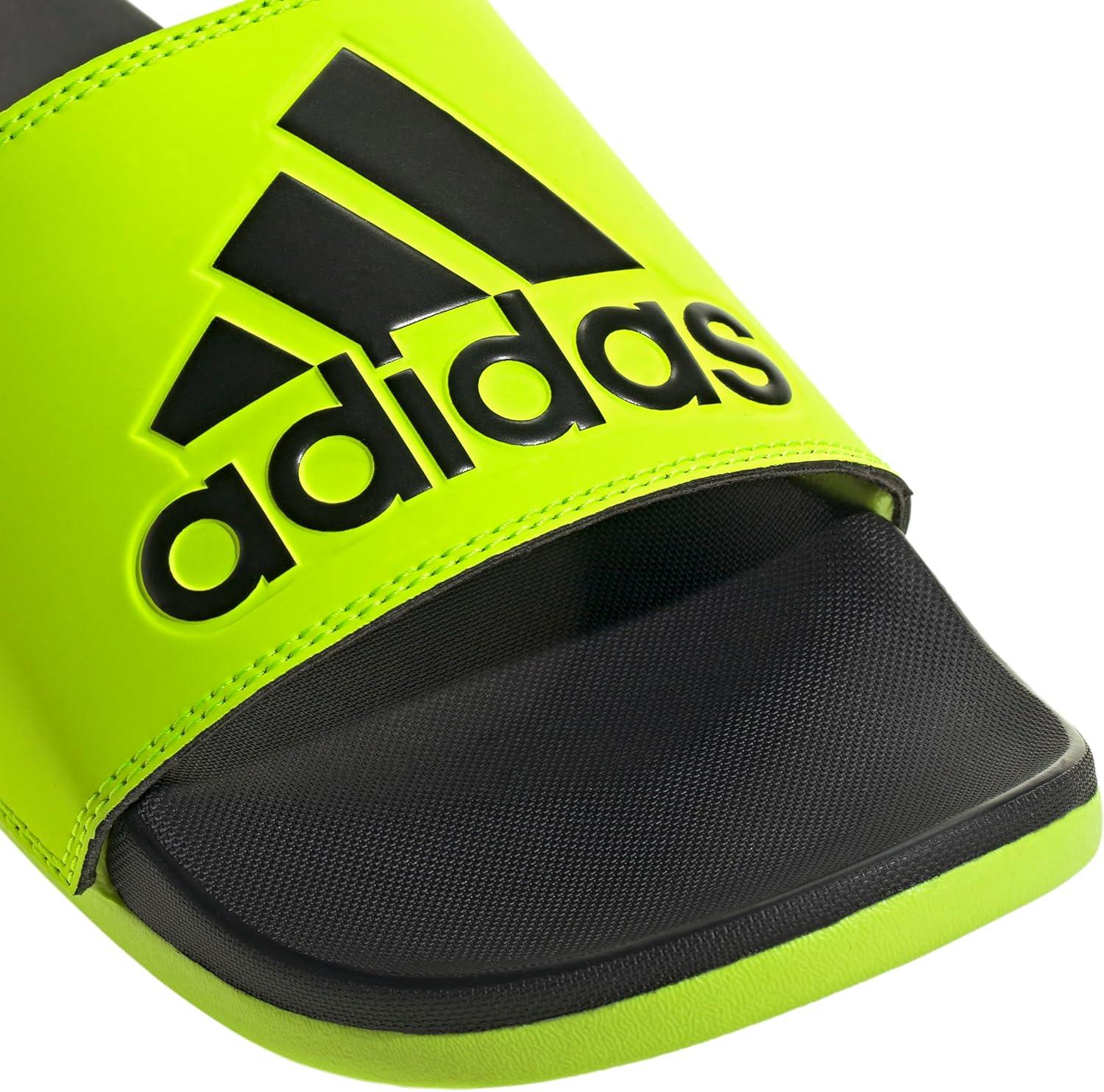 image:imageadidas Unisex Adult Adilette Comfort Slide SandalLucid LemonBlackBlack