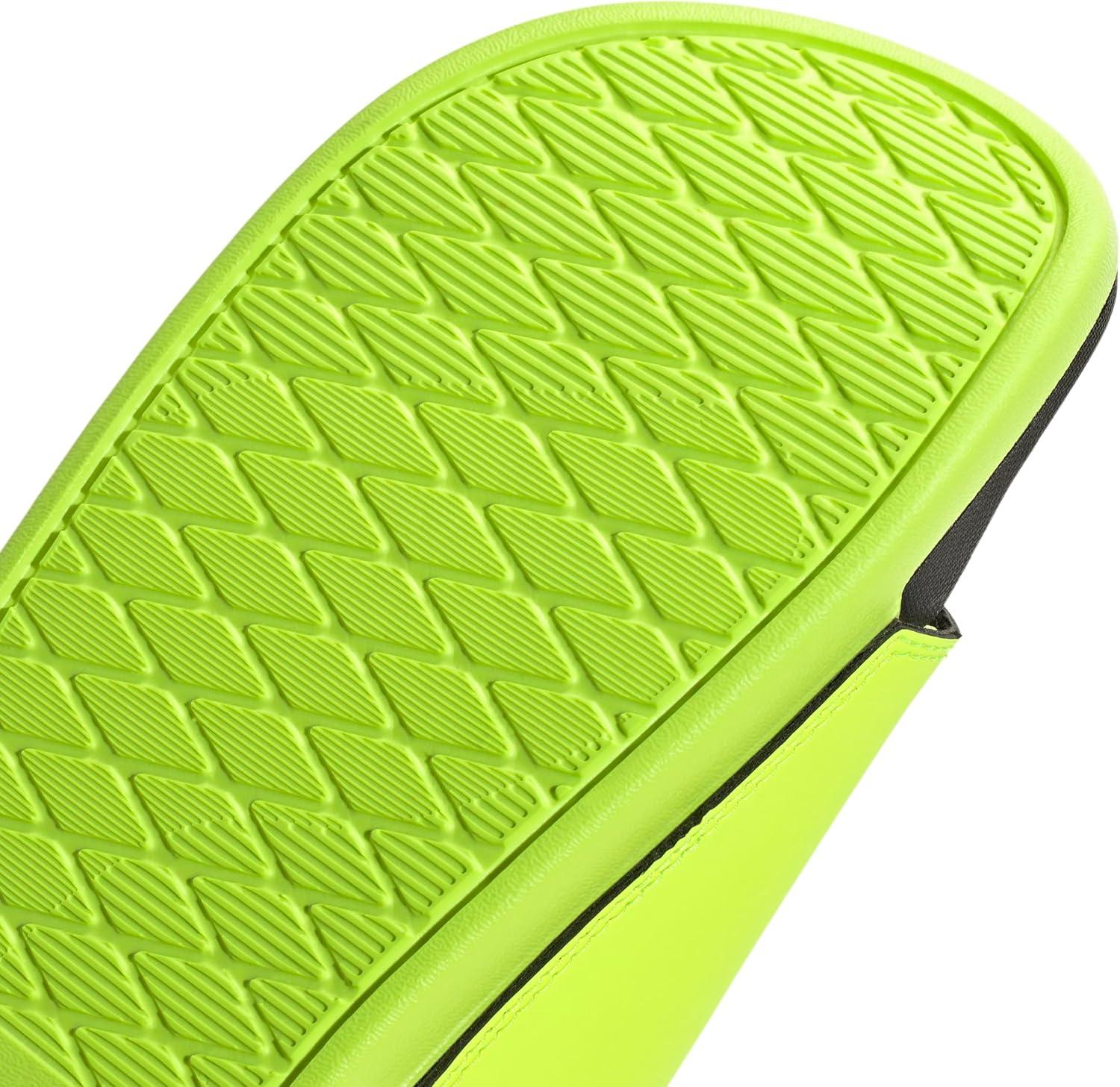 image:imageadidas Unisex Adult Adilette Comfort Slide SandalLucid LemonBlackBlack