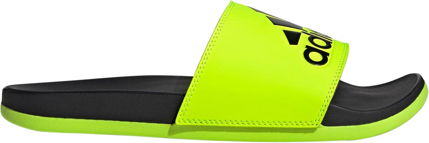 image:imageadidas Unisex Adult Adilette Comfort Slide SandalLucid LemonBlackBlack