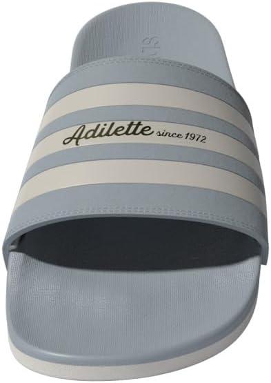 image:imageadidas Unisex Adult Adilette Comfort Slide SandalMagic GreyWonder WhiteGold Metallic