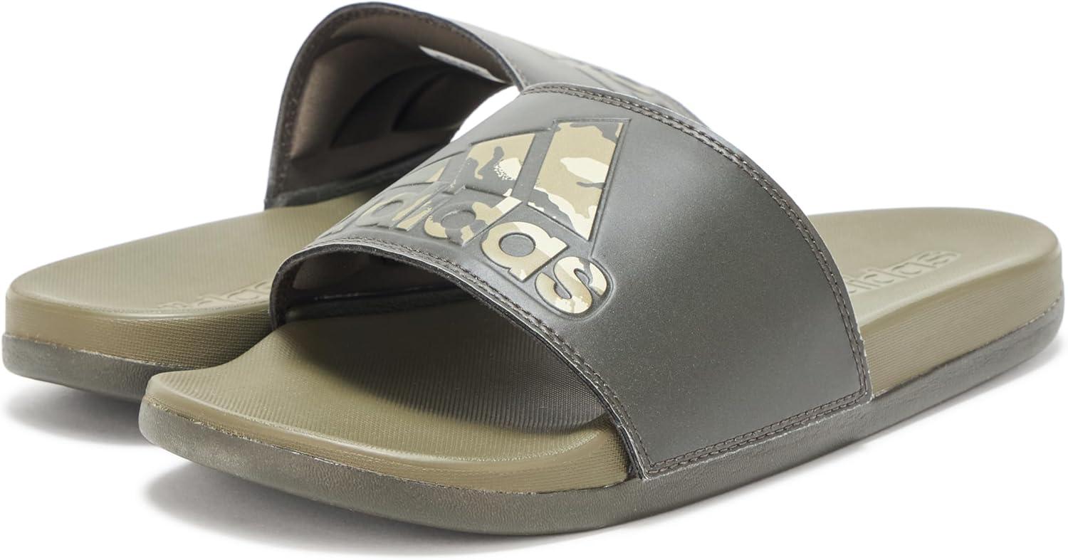 image:imageadidas Unisex Adult Adilette Comfort Slide SandalShadow OliveOlive StrataOlive Strata
