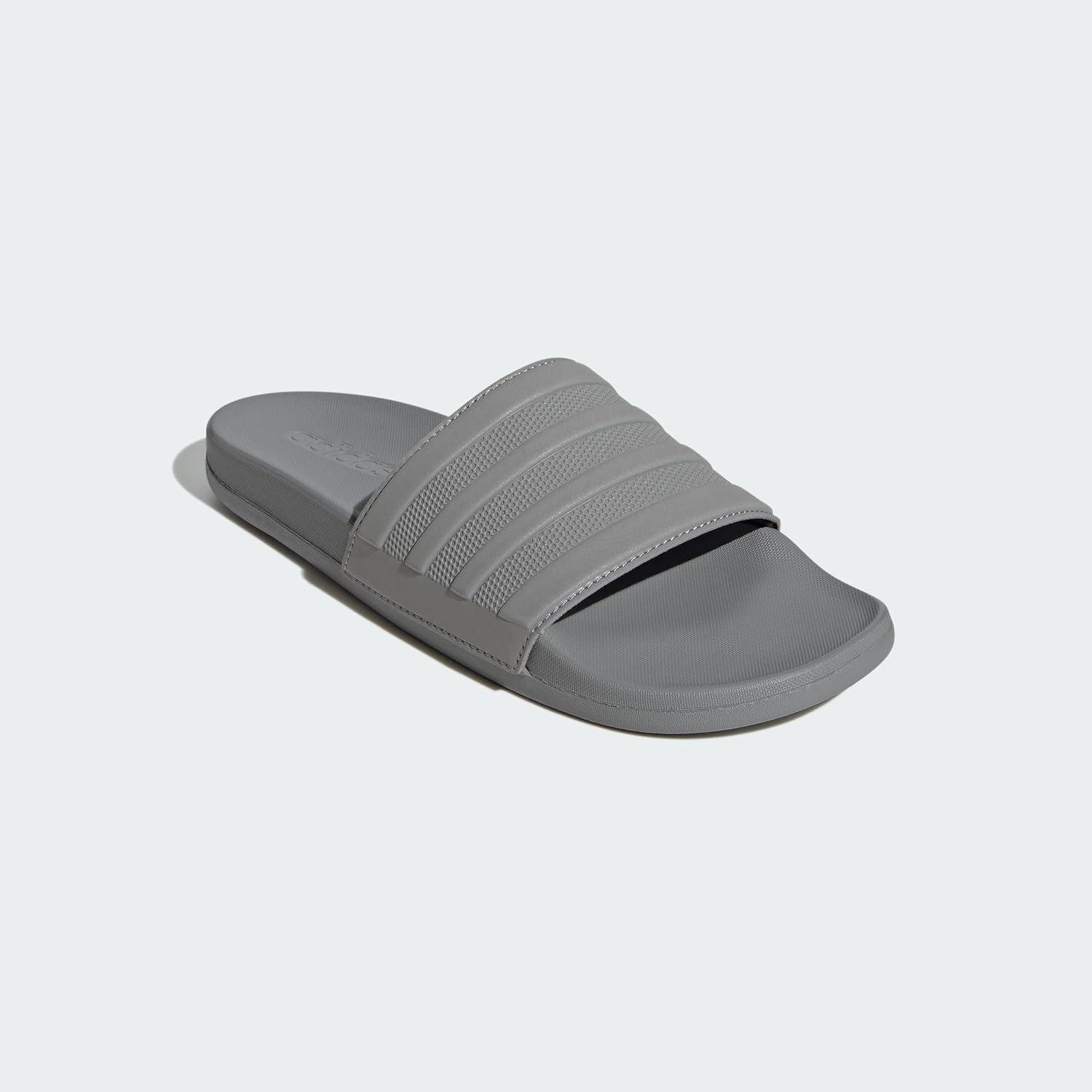 image:imageadidas Unisex Adult Adilette Comfort Slide SandalSolid GreySolid GreySolid Grey
