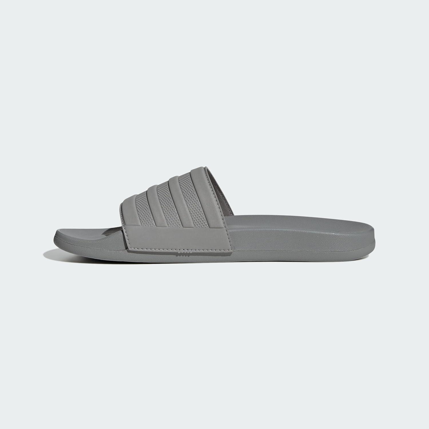 image:imageadidas Unisex Adult Adilette Comfort Slide SandalSolid GreySolid GreySolid Grey