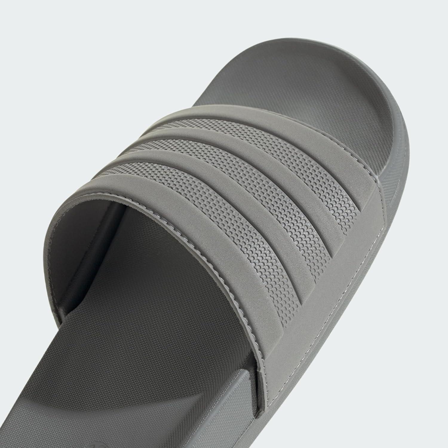 image:imageadidas Unisex Adult Adilette Comfort Slide SandalSolid GreySolid GreySolid Grey