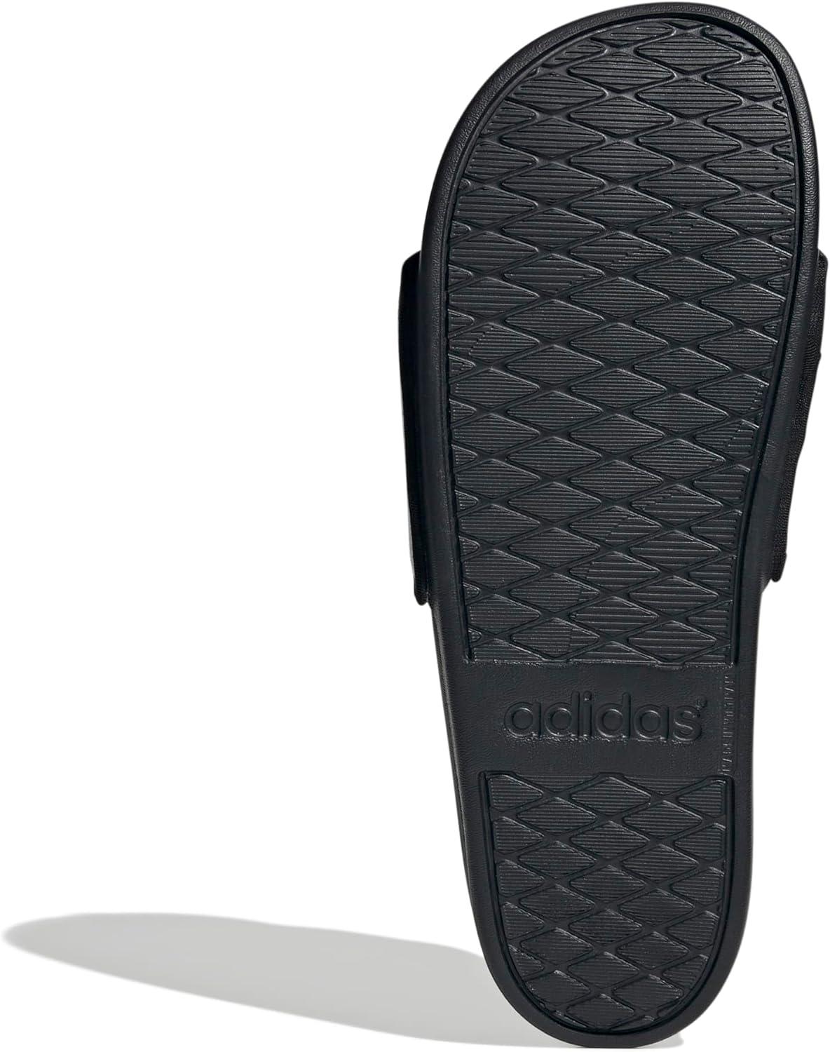 image:imageadidas Unisex Adult Adilette Comfort Slide SandalWhiteBlackBlack
