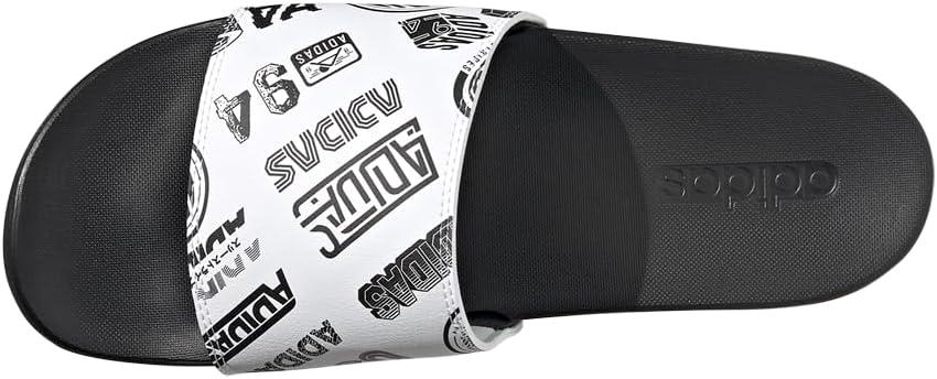image:imageadidas Unisex Adult Adilette Comfort Slide SandalWhiteBlackBlack2021
