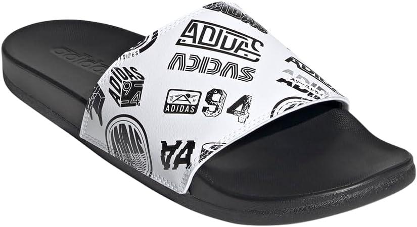 image:imageadidas Unisex Adult Adilette Comfort Slide SandalWhiteBlackBlack2021