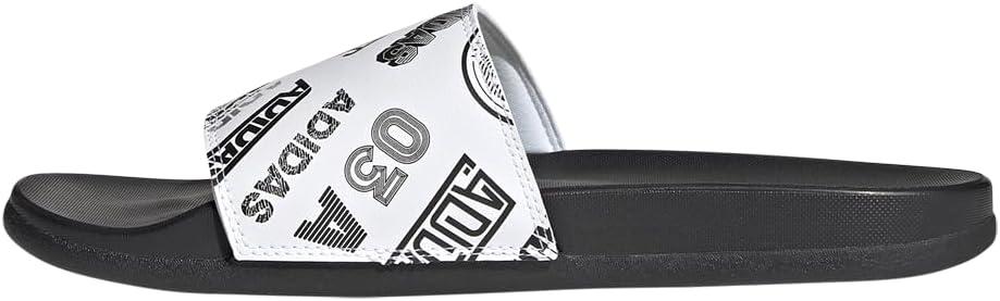 image:imageadidas Unisex Adult Adilette Comfort Slide SandalWhiteBlackBlack2021