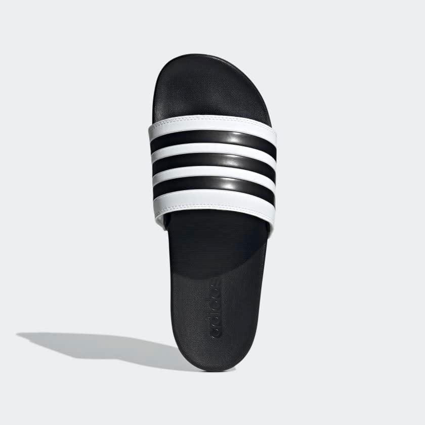 image:imageadidas Unisex Adult Adilette Comfort Slide SandalWhiteBlackBlack2022