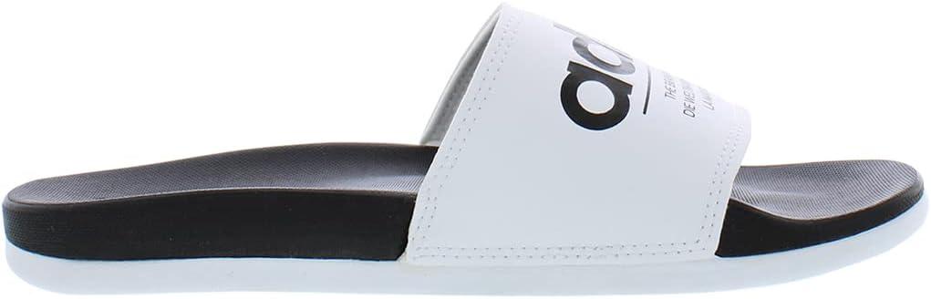image:imageadidas Unisex Adult Adilette Comfort Slide SandalWhiteBlackWhite