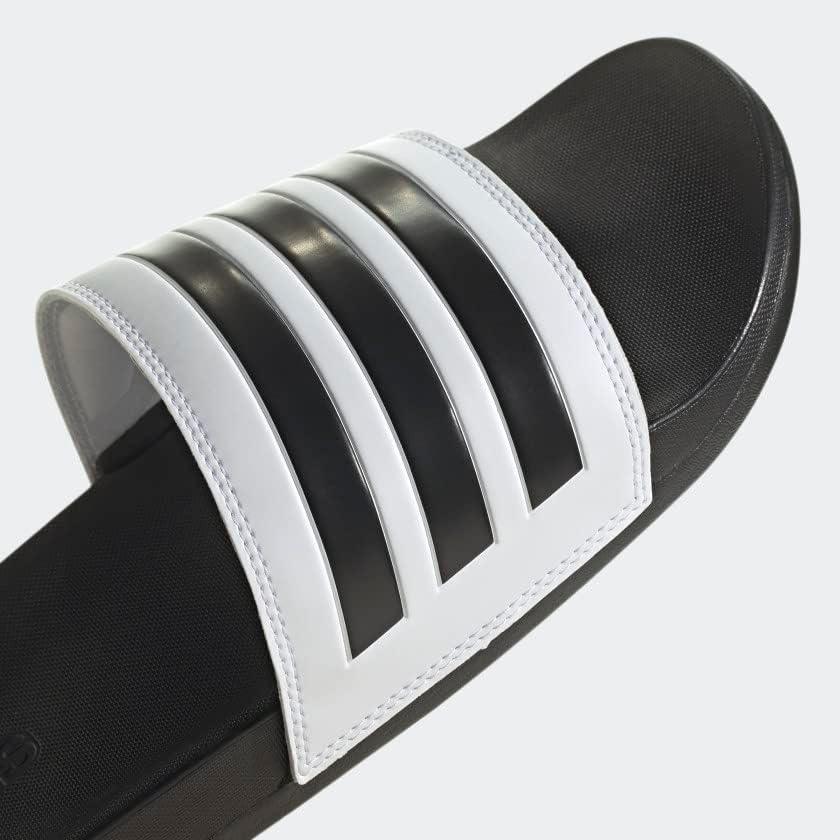 image:imageadidas Unisex Adult Adilette Comfort Slide SandalWhiteCore BlackCore Black