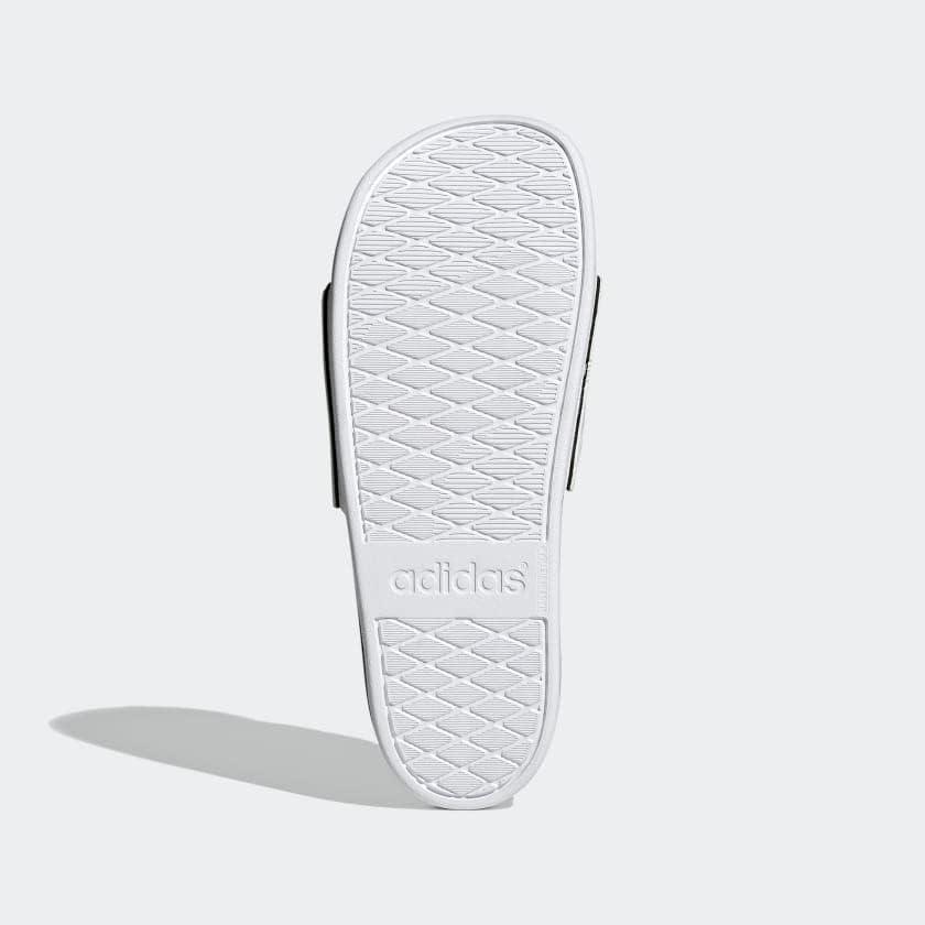 image:imageadidas Unisex Adult Adilette Comfort Slide SandalWhiteGreyWhite
