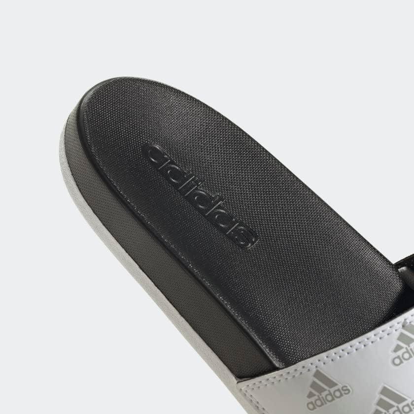 image:imageadidas Unisex Adult Adilette Comfort Slide SandalWhiteGreyWhite