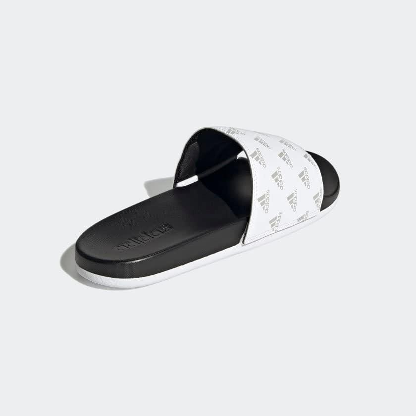 image:imageadidas Unisex Adult Adilette Comfort Slide SandalWhiteGreyWhite
