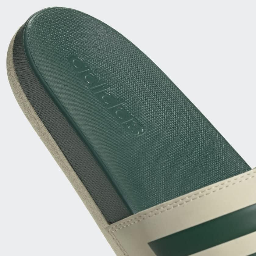 image:imageadidas Unisex Adult Adilette Comfort Slide SandalWonder WhiteCollegiate GreenGold Metallic