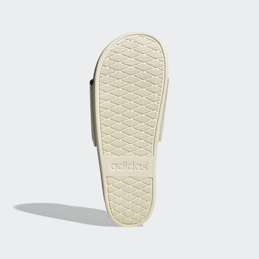 image:imageadidas Unisex Adult Adilette Comfort Slide SandalWonder WhiteCollegiate GreenGold Metallic
