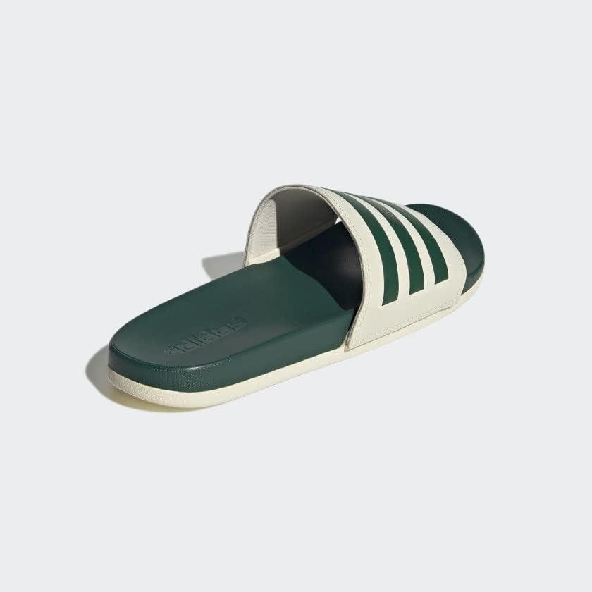 image:imageadidas Unisex Adult Adilette Comfort Slide SandalWonder WhiteCollegiate GreenGold Metallic