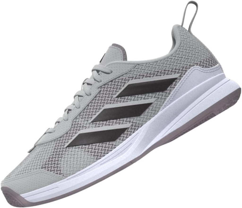 image:imageadidas Womens Avaflash Tennis Sneakers Shoes WhiteGreyAurora MetallicPreloved Fig