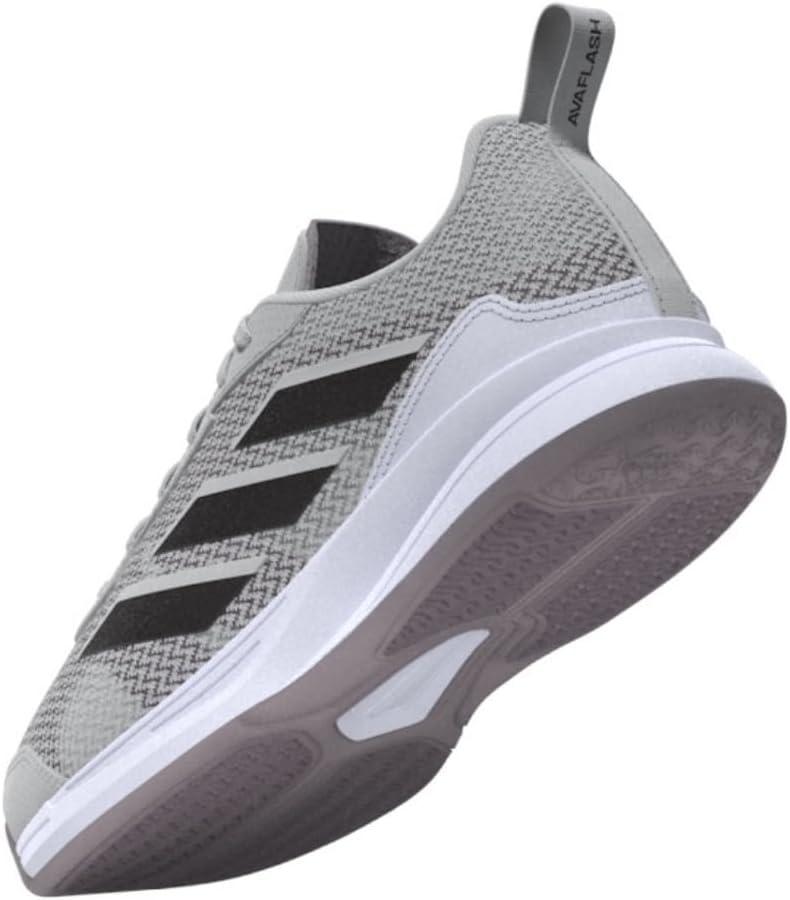 image:imageadidas Womens Avaflash Tennis Sneakers Shoes WhiteGreyAurora MetallicPreloved Fig