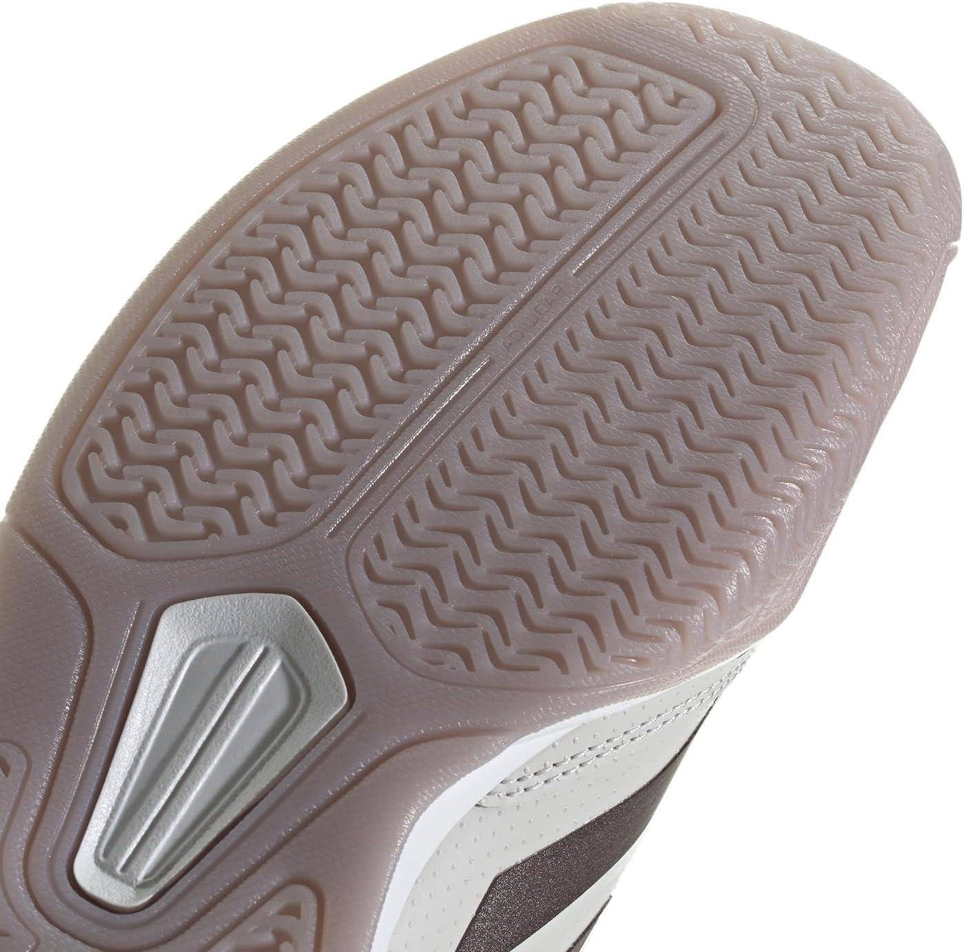 image:imageadidas Womens Avaflash Tennis Sneakers Shoes WhiteGreyAurora MetallicPreloved Fig