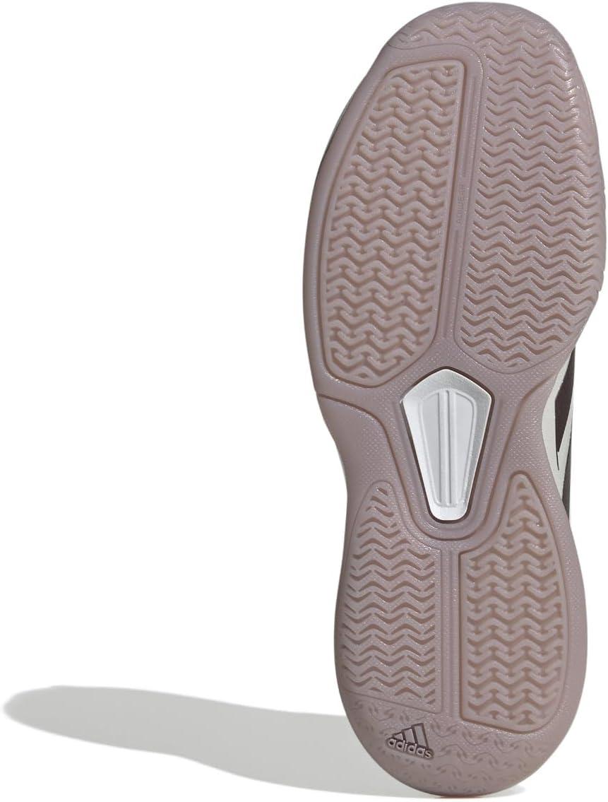 image:imageadidas Womens Avaflash Tennis Sneakers Shoes WhiteGreyAurora MetallicPreloved Fig