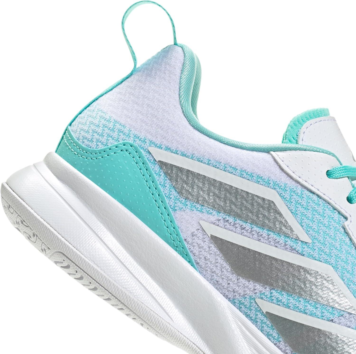 image:imageadidas Womens Avaflash Tennis Sneakers Shoes WhiteWhiteSilver MetallicFlash Aqua