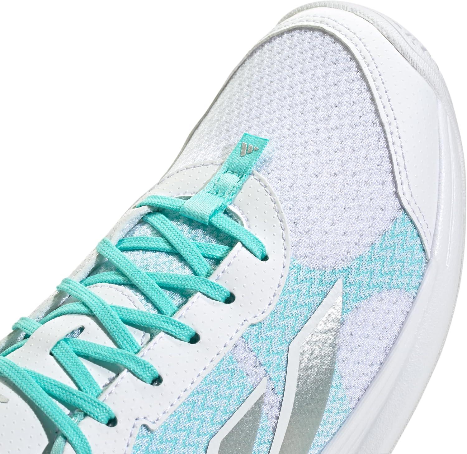 image:imageadidas Womens Avaflash Tennis Sneakers Shoes WhiteWhiteSilver MetallicFlash Aqua