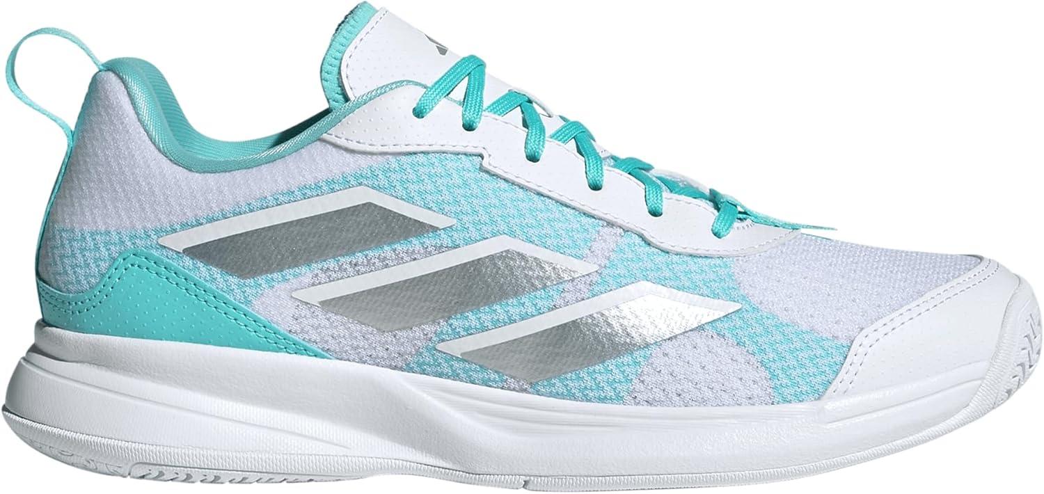 image:imageadidas Womens Avaflash Tennis Sneakers Shoes WhiteWhiteSilver MetallicFlash Aqua