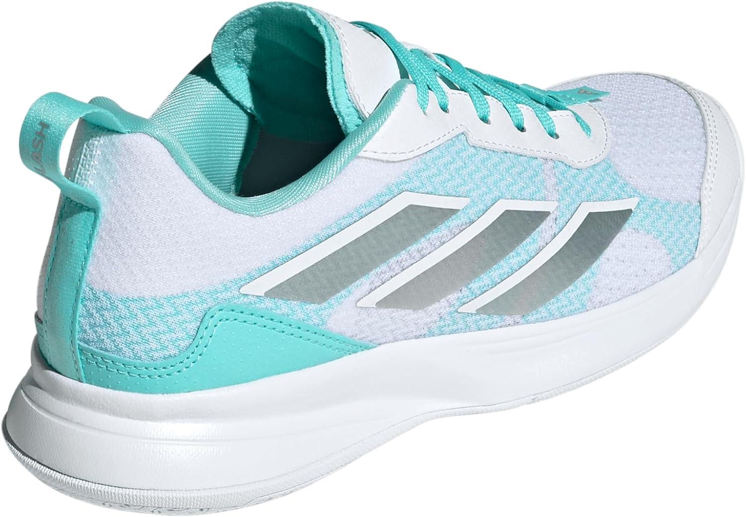 image:imageadidas Womens Avaflash Tennis Sneakers Shoes WhiteWhiteSilver MetallicFlash Aqua