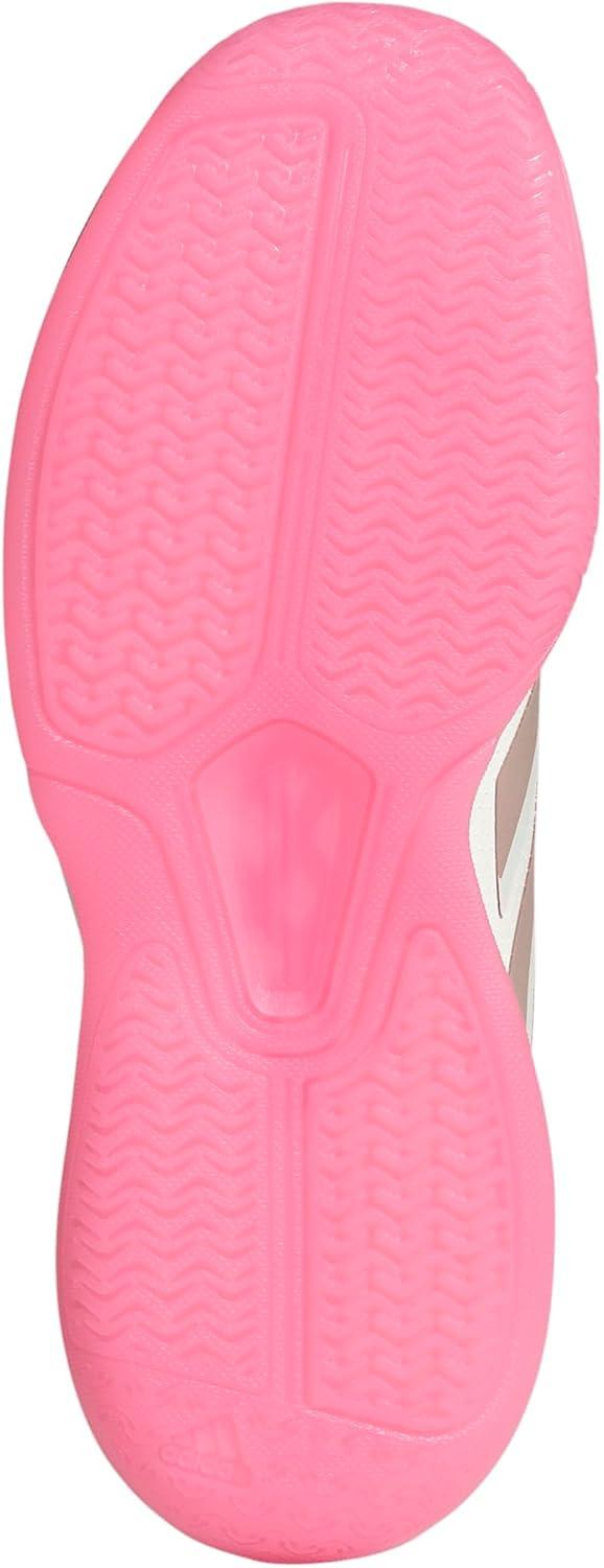 image:imageadidas Womens Avaflash Tennis Sneakers Shoes WhiteWhiteSilver MetallicLucid Pink
