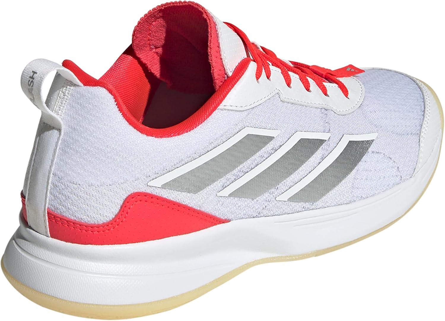 image:imageadidas Womens Avaflash Tennis Sneakers Shoes WhiteWhiteSilver MetallicLucid Red