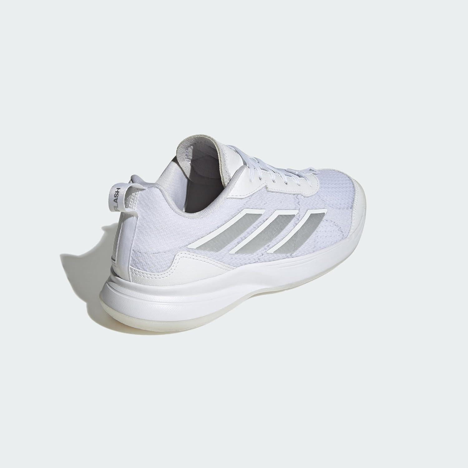 image:imageadidas Womens Avaflash Tennis Sneakers Shoes WhiteWhiteWhiteSilver Metallic