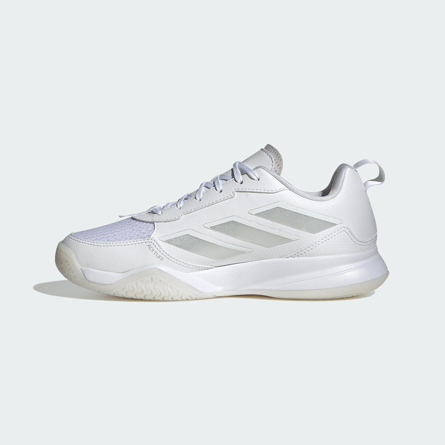 image:imageadidas Womens Avaflash Tennis Sneakers Shoes WhiteWhiteWhiteSilver Metallic