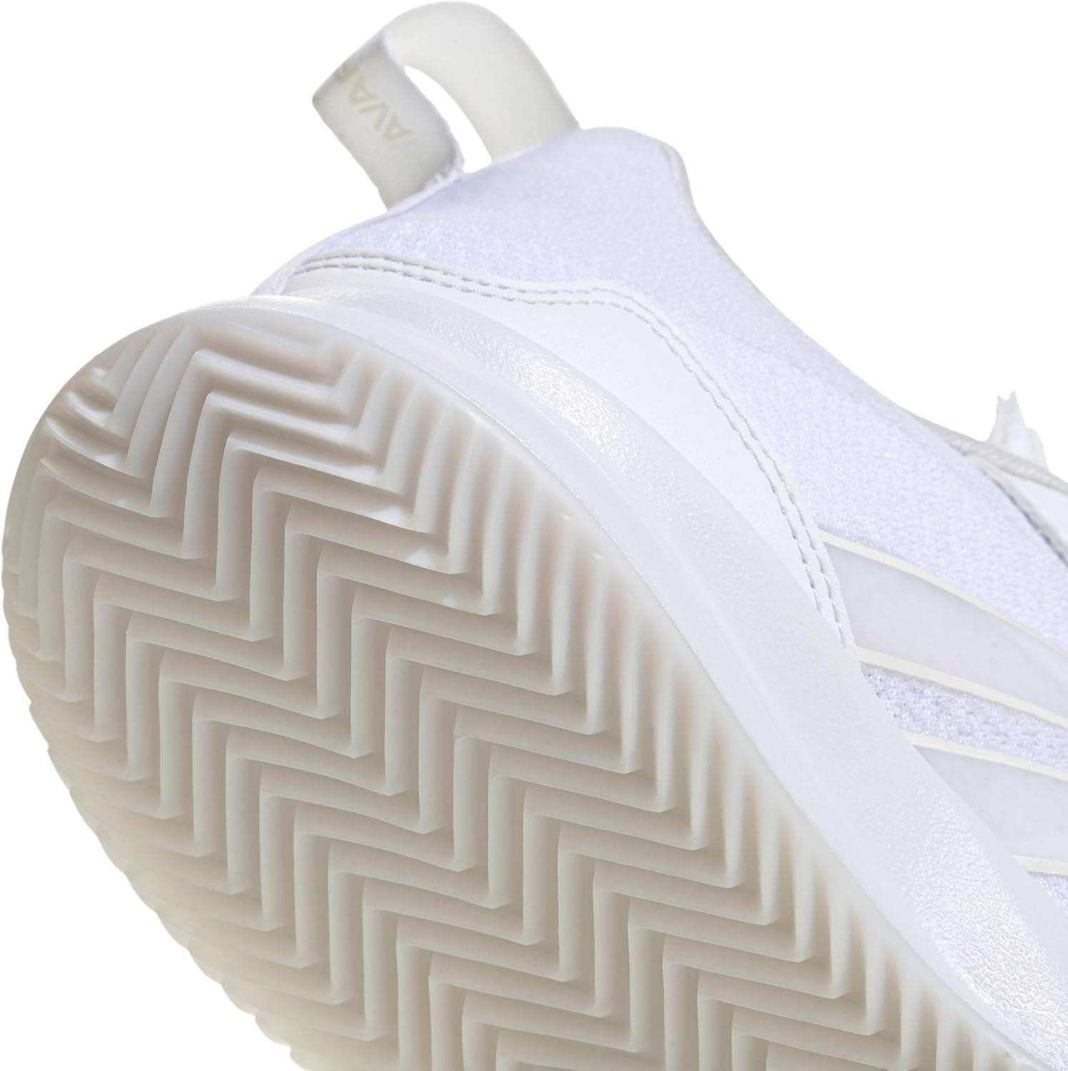 image:imageadidas Womens Avaflash Tennis Sneakers Shoes WhiteWhiteWhiteZero Metallic