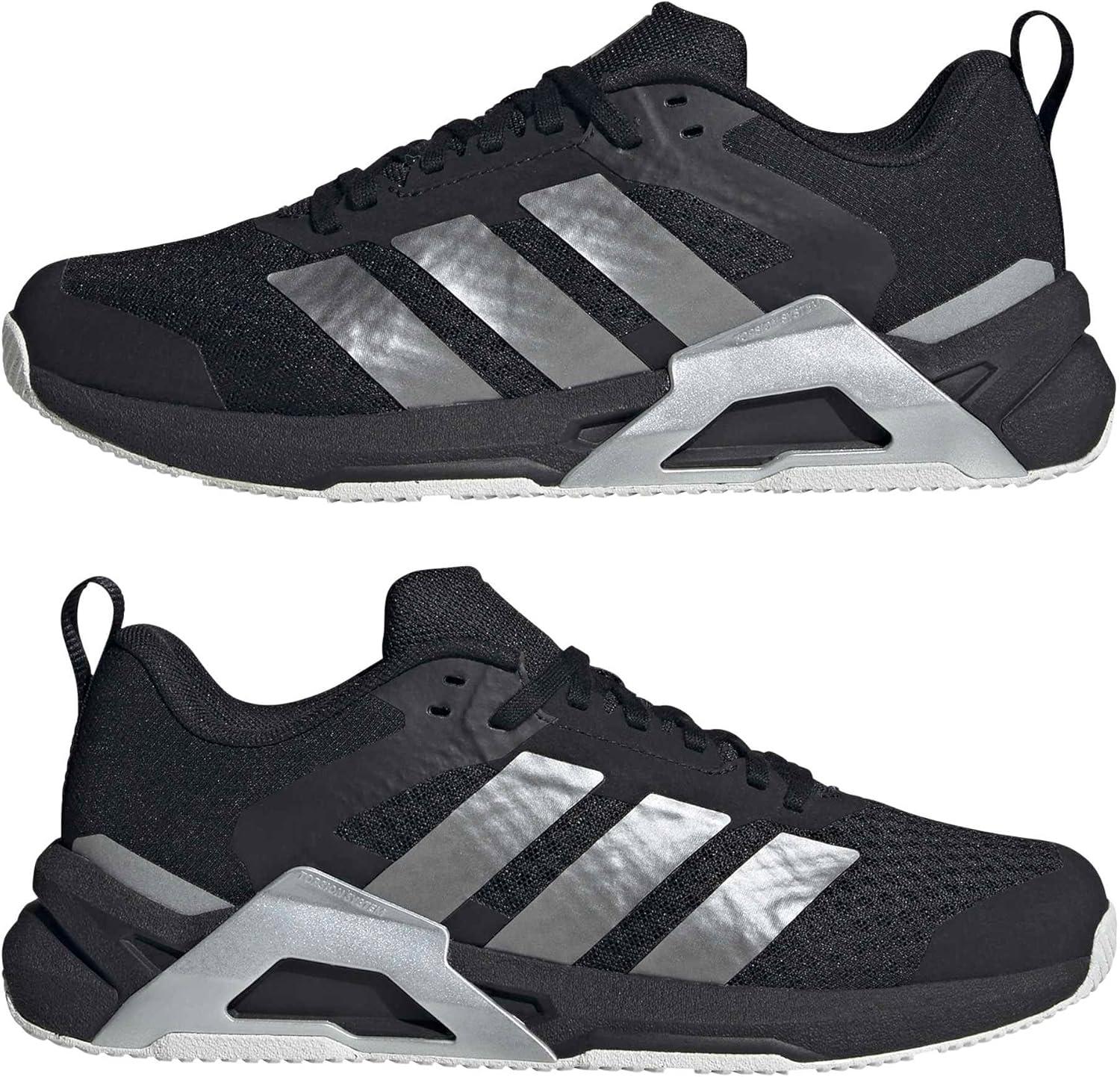 image:imageadidas Womens Dropset Vario Training ShoesBlackIron MetallicSilver Metallic